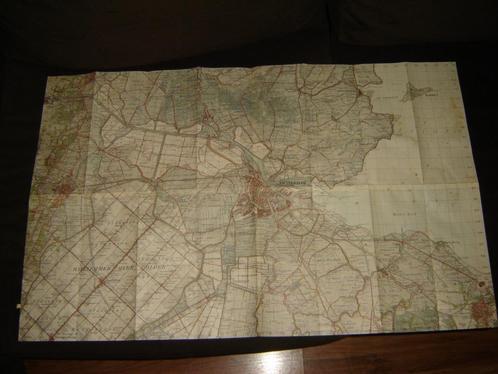 Stafkaart leger Amsterdam Amstelveen Bussum Hoofddorp, Verzamelen, Militaria | Algemeen, Landmacht, Overige typen, Nederland, Verzenden