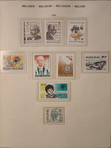 Postzegels België jaargang 1979 beschikbaar voor biedingen