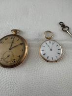 Zakhorloge 18k een 14k goud, Sieraden, Tassen en Uiterlijk, Horloges | Antiek, Verzenden, Goud, Overige merken