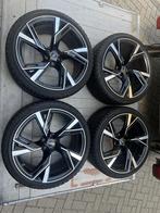 AUDI RS6 * 4k0 601 025 BL * 285/30 R 22 INCH VELGEN | PIRELL, Gebruikt, 285 mm, Banden en Velgen, Overige maten