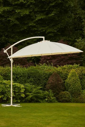 Hangende Parasol Ø 2,74m NIEUW IN DOOS Zweefparasol beschikbaar voor biedingen