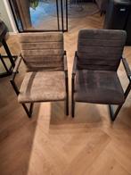 8x Lizzy eetkamerstoelen van Leen Bakker, Huis en Inrichting, Ophalen, Gebruikt, Grijs, Vijf, Zes of meer stoelen