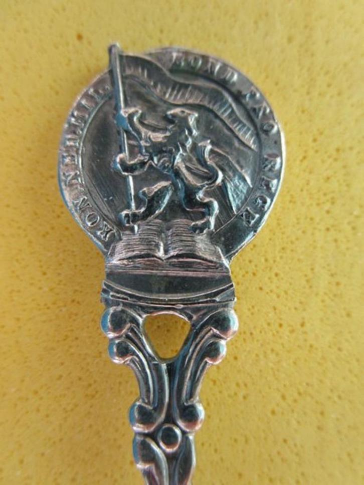 (A1344) Militair Pro Rege, Verzamelen, Porselein, Kristal en Bestek, Gebruikt, Bestek, Ophalen of Verzenden