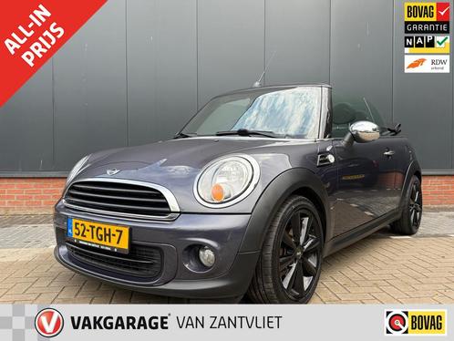 Mini Cooper Cabrio Chili 1.6 (12 mnd BOVAG garantie), Auto's, Mini, Bedrijf, Te koop, Cabrio, ABS, Airbags, Airconditioning, Alarm