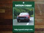 Datsun Cherry (1980/1981), Boeken, Auto's | Folders en Tijdschriften, Ophalen of Verzenden, Nieuw, Nissan