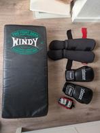 Stootkussen, boks handschoenen, scheen beschermers kickbokse, Ophalen of Verzenden, Gebruikt, Bokshandschoenen