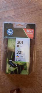 HP 301 originele zwarte/drie-kleuren inktcartridges, 2-pack, Nieuw, HP, Ophalen of Verzenden