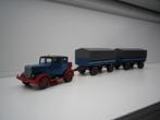 Wiking Hanomag st 100 trekker met 2 huifaanhangers., Ophalen of Verzenden, Zo goed als nieuw, Bus of Vrachtwagen, Wiking