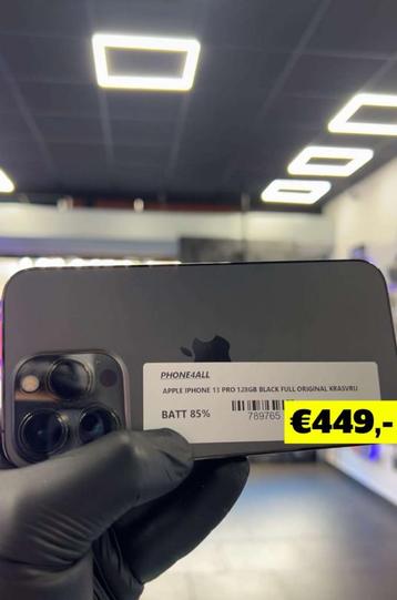 APPLE IPHONE 13 PRO 128GB BLACK NETTE STAAT beschikbaar voor biedingen