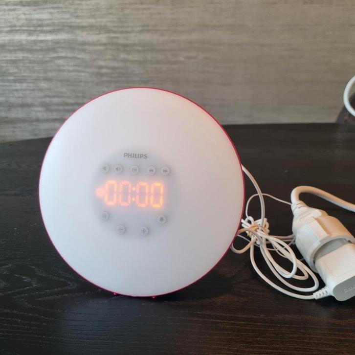 Philips wakeup Light roze nachtlampje, Witgoed en Apparatuur, Wekkers, Zo goed als nieuw, Ophalen of Verzenden