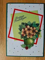 Zelfgemaakte kerstkaart, Hobby en Vrije tijd, Kaarten | Zelfgemaakt, Ophalen of Verzenden, Nieuw, Kerst