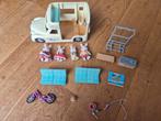 Sylvanian families konijnenfamilie en camper, Ophalen, Gebruikt