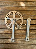 Campagnolo Record Pista Crankset, Fietsen en Brommers, Ophalen of Verzenden, Gebruikt, Racefiets, Crankstel of Pedalen