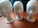 Styropor Hoofden - 3 stuks, Hobby en Vrije tijd, Ophalen of Verzenden, Gebruikt, Meerdere media, Kunst en Creatief
