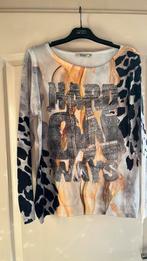 Missy dames truitje M/L beige met kleuren, Ophalen of Verzenden, Zo goed als nieuw, Beige