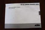 KTM 50SX Junior 2009 Chassis parts list 50 SX, Ophalen of Verzenden, Overige merken