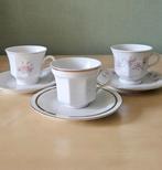 [MOET WEG] 3x kop en schotel antiek servies, Ophalen of Verzenden
