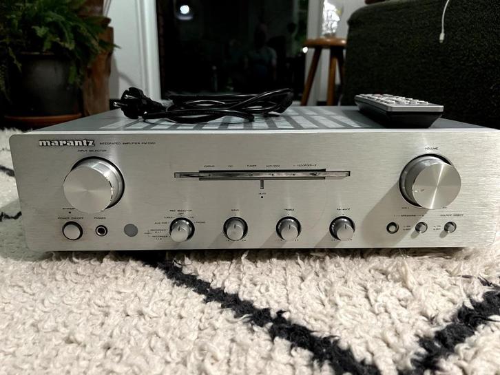 marantz versterker pm 7001, Audio, Tv en Foto, Versterkers en Receivers, Gebruikt, Stereo, 60 tot 120 watt, Marantz, Ophalen