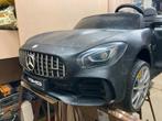 Accu Kinderauto Mercedes GTR AMG Zwart 2pers gebruikt, Kinderen en Baby's, Speelgoed | Buiten | Accuvoertuigen, Ophalen, Gebruikt