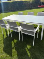Mooie strakke tuinset, Tuin en Terras, Tuinsets en Loungesets, Ophalen, Gebruikt, Aluminium