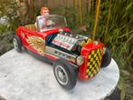 Blikken speelgoed antiek zeldzaam rare tin toy, Ophalen of Verzenden