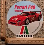 Vintage sticker Ferrari F40 racing Italeri modelauto's, Verzamelen, Ophalen of Verzenden, Zo goed als nieuw