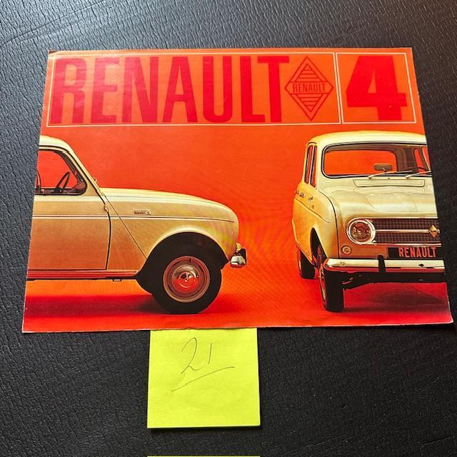 RENAULT 4 - 1967  (#21), Boeken, Auto's | Folders en Tijdschriften, Gelezen, Renault, Verzenden