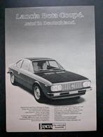 Oude reclame / Advertentie LANCIA Beta Coupé 1974 (D), Ophalen of Verzenden, Gelezen, Overige merken