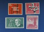 Postzegel Saarland 1957 ev PF 4 Losse zegels 11-06, Postzegels en Munten, Postzegels | Nederland, Ophalen of Verzenden, Na 1940