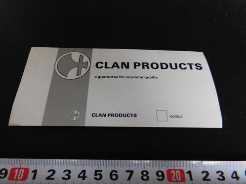 stickers CLAN PRODUCTS a guarantee for supreme quality, Verzamelen, Stickers, Zo goed als nieuw, Overige typen, Ophalen
