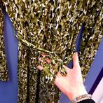 Aaiko in groen tinten 'gevlekte' overhemd jurk Aila S 40634, Aaiko, Aaiko, ., Ophalen of Verzenden