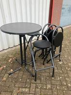 5 inklapbare barkrukken en 2 statafels, Ophalen, Zo goed als nieuw, 60 tot 90 cm