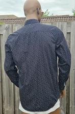 PME Legend katoenen overhemd (L) Gewassen en gestreken, ., Zwart, Ophalen of Verzenden, Zo goed als nieuw