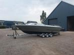 Tour vis speedboot  turbo diesel  trailer met kenteken, Watersport en Boten, Vis- en Consoleboten, Gebruikt, Binnenboordmotor