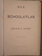 Bos schoolatlas der gehele aarde 1902, 15de druk, Boeken, Bosatlas, PR Bos, 1800 tot 2000, Wereld