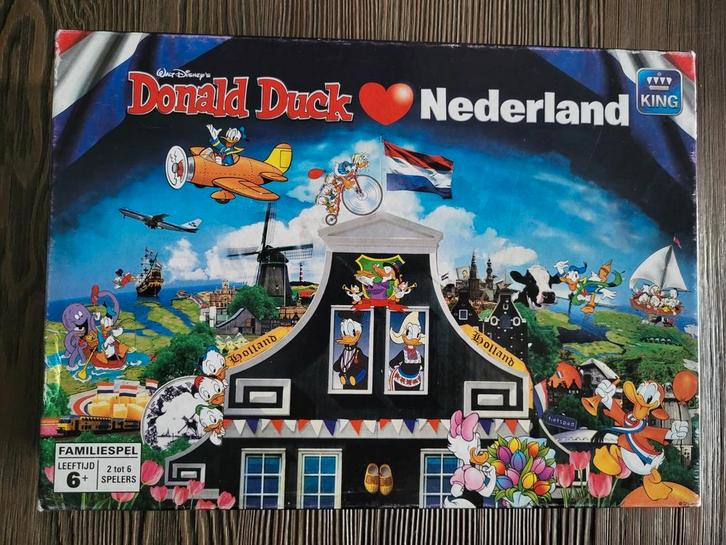 Donald Duck houdt van Nederland  spel - compleet, Hobby en Vrije tijd, Gezelschapsspellen | Bordspellen, Gebruikt, Ophalen of Verzenden