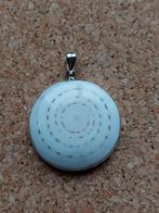 Hanger met een prachtige schelp gezet in 0,925 zilver., Ophalen of Verzenden, Gebruikt, Zilver, Zilver