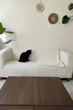 Bank wit, Huis en Inrichting, Ophalen, Gebruikt, 150 tot 200 cm, Stof