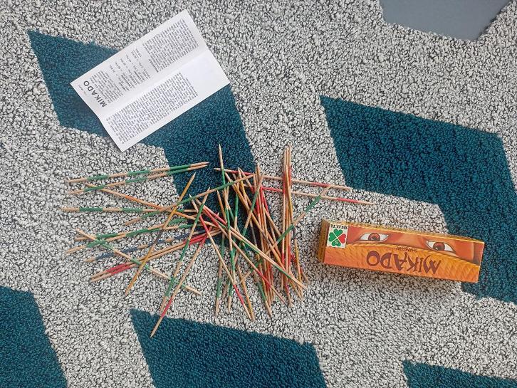 Mikado spel, Hobby en Vrije tijd, Gezelschapsspellen | Bordspellen, Zo goed als nieuw, Ophalen