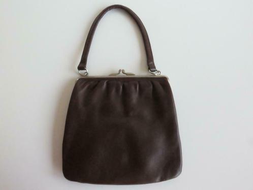 Delco Model Vintage bruine echt lederen clutch tas met knip, Sieraden, Tassen en Uiterlijk, Tassen | Damestassen, Zo goed als nieuw