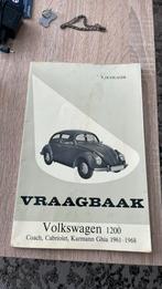 Vraagbaak Volkswagen Kever, Coach, Cabriolet, Karmann Ghia, Ophalen of Verzenden