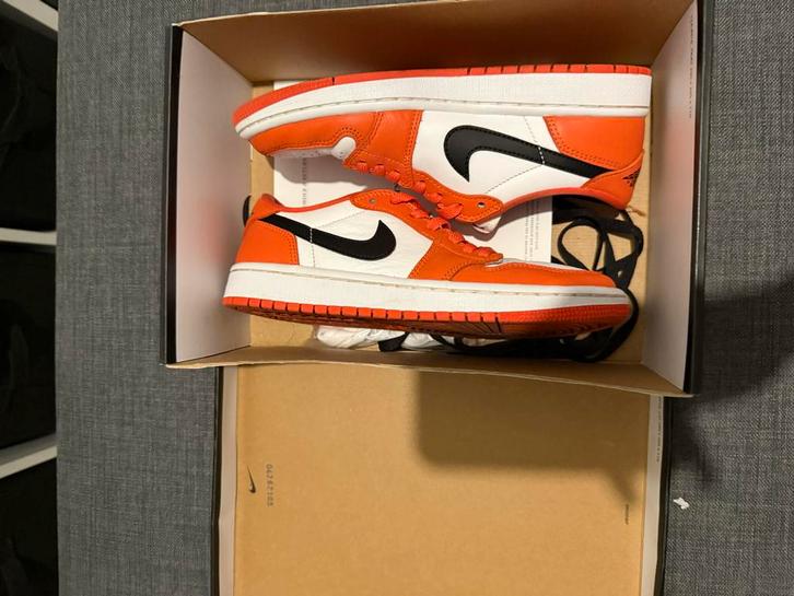 Jordan 1 Low Starfish, Kleding | Dames, Schoenen, Gedragen, Sneakers of Gympen, Oranje, Ophalen of Verzenden