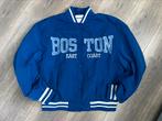 Azuurblauw sport-bomberjack ‘Boston’ maat 36 | S | kids 170, Ophalen of Verzenden, Zo goed als nieuw, Maat 36 (S)