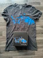 Origineel porsche 911 t-shirt met bijbehorende metalen bakje, Zwart, Ophalen of Verzenden, Zo goed als nieuw, Porsche