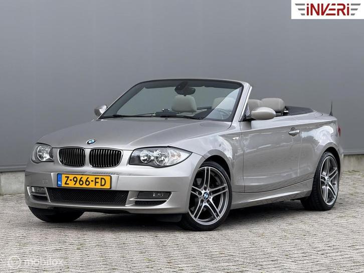 BMW 1-serie Cabrio 125i High Executive | Topconditie | Vol, Auto's, BMW, Bedrijf, Te koop, 1-Serie, ABS, Airbags, Airconditioning