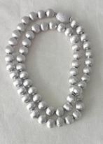 Monet vintage designer ketting 65cm, Ophalen of Verzenden, Zo goed als nieuw, Zilver, Overige materialen