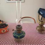 Zeer bijzondere antieke olielamp., Antiek en Kunst, Antiek | Lampen, Ophalen of Verzenden