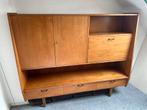 Vintage highboard buffetkast, jaren 50/60/70, Ophalen, Gebruikt, 150 tot 200 cm, 25 tot 50 cm