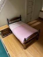 poppenhuis Slaapkamer B Eiken, Ophalen of Verzenden, Zo goed als nieuw, Poppenhuis