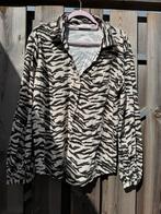 Rebelz Blouse - Maat XL - Zebra Print, Ophalen of Verzenden, Zo goed als nieuw, Maat 46/48 (XL) of groter, Zwart